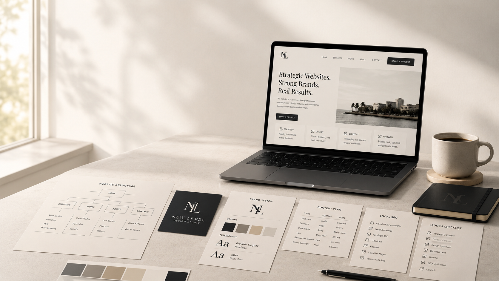 Website strategy workspace